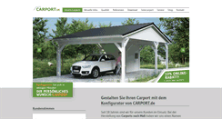 Desktop Screenshot of carport.de