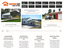 Tablet Screenshot of carport.net